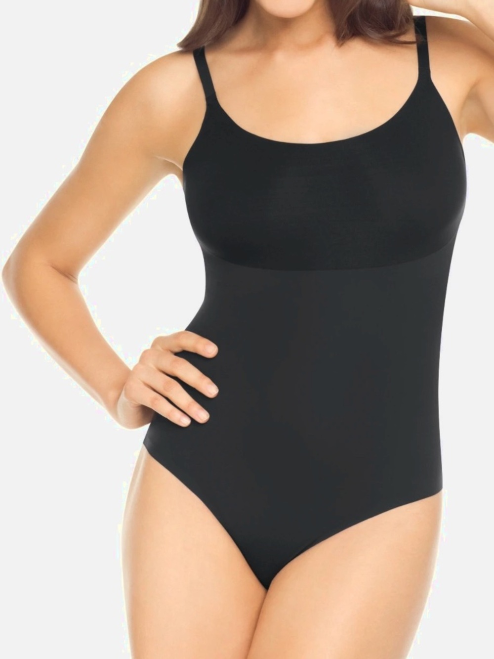 NWOT! 🖤 SPANX Trust Your Thinstincts (1.0) Thong Bodysuit, Very Black, Size S